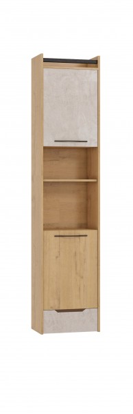 Шкаф-пенал 2 двери и 1 ящик Шк135.0 ДС Стэнфорд в Коротчаево - korotchaevo.ok-mebel.com | фото